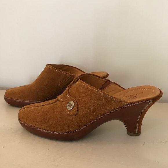 COLE HAAN COGNAC SUEDE MULES - Picture 4 of 8